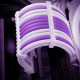 Antec Sleeved Extension Cable Kit - Purple-White (PSUSCW30-205-P-W)