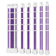 Antec Sleeved Extension Cable Kit - Purple-White (PSUSCW30-205-P-W)