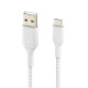 Belkin BOOST CHARGE Braided USB-C to USB-A Cable - 1m - White (CAB002BT2MWH)