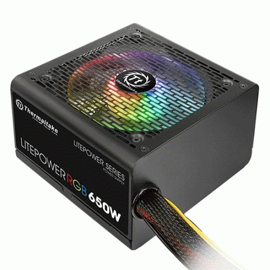 Thermaltake Litepower RGB 650W Power Supply (PS-LTP-0650NHSAND-1)