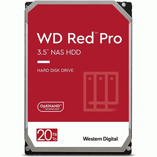 Western Digital Red Pro 20TB NAS Hard Drive (WD201KFGX)