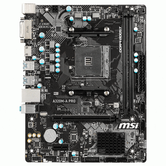 MSI A320M-A PRO AMD Motherboard