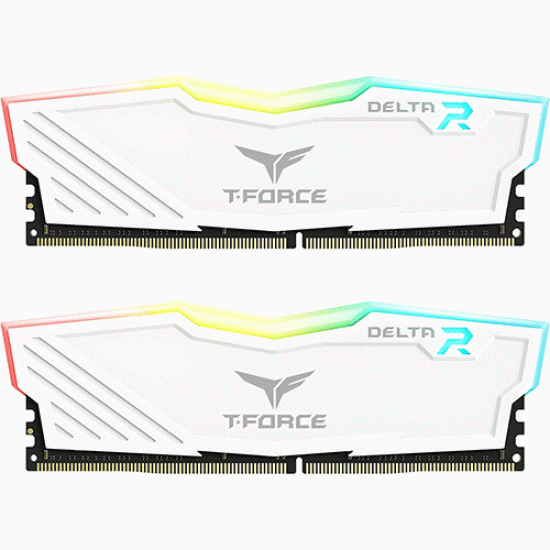 TeamGroup T-Force Delta RGB 32GB (2x16GB) 3200MHz White (TF4D432G3200HC16FDC01)