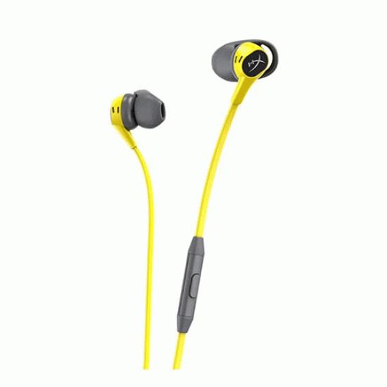 HyperX Cloud Earbuds Gaming Headphones with Mic - Yellow