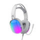 Ant Esports H1150 Crystal RGB Wired Gaming Headset - White