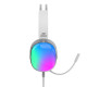 Ant Esports H1150 Crystal RGB Wired Gaming Headset - White