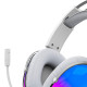 Ant Esports H1150 Crystal RGB Wired Gaming Headset - White