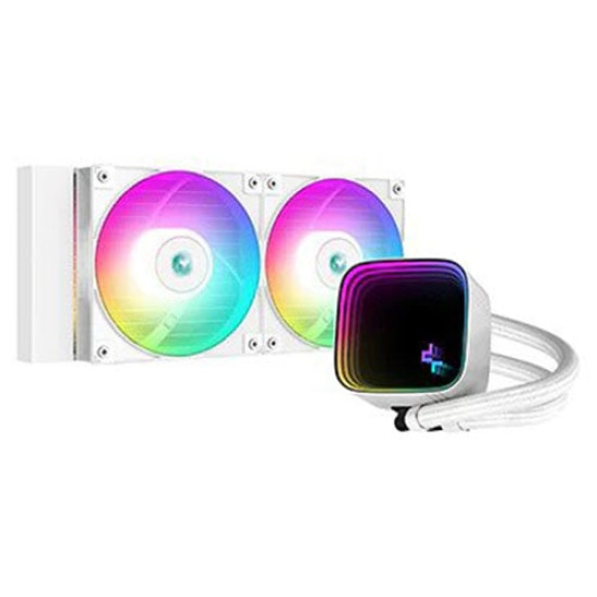 Deepcool LS520 SE WH 240mm All-in-One Liquid CPU Cooler - White (R-LS520-WHAMMM-G-1)