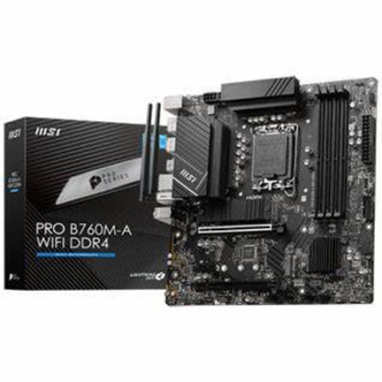 MSI PRO B760M-A WIFI DDR4 Intel Motherboard