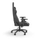 Corsair TC100 RELAXED Gaming Chair - Leatherette Black-Black (CF-9010050-WW)