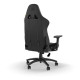 Corsair TC100 RELAXED Gaming Chair - Leatherette Black-Black (CF-9010050-WW)