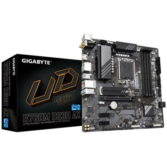 Gigabyte B760M DS3H AX DDR5 Intel Motherboard