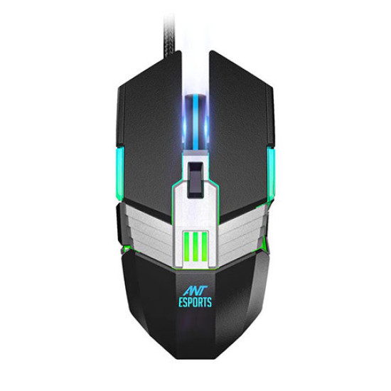 Ant Esports GM90 Wired Optical Gaming Mouse - Black