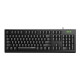 Rapoo NK1800 Spill Resistance Wired USB Keyboard Black