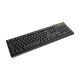 Rapoo NK1800 Spill Resistance Wired USB Keyboard Black