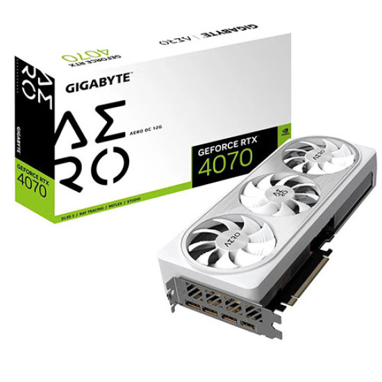 Gigabyte GeForce RTX 4070 AERO OC 12G GDDR6X (GV-N4070AERO OC-12GD)