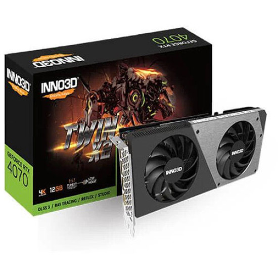 Inno3D GeForce RTX 4070 Twin X2 12GB GDDR6X  (N40702-126X-185252N)