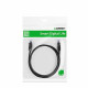 UGREEN Cat 6 U-UTP Lan Flat Cable 2m Black (50174)