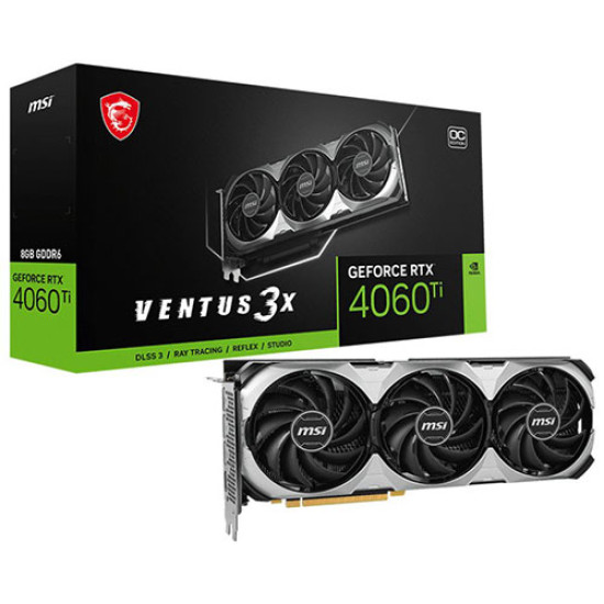 MSI GeForce RTX 4060 Ti Ventus 3X 8G OC GDDR6