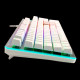 Gamdias HERMES M6 Mechanical Keyboard White Blue