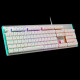 Gamdias HERMES M6 Mechanical Keyboard White Blue