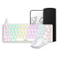 Gamdias HERMES E4 3-IN-1 COMBO Mechanical Keyboard and Mouse White RGB