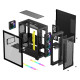 Gamdias ATHENA P1 Mid Tower Case Black