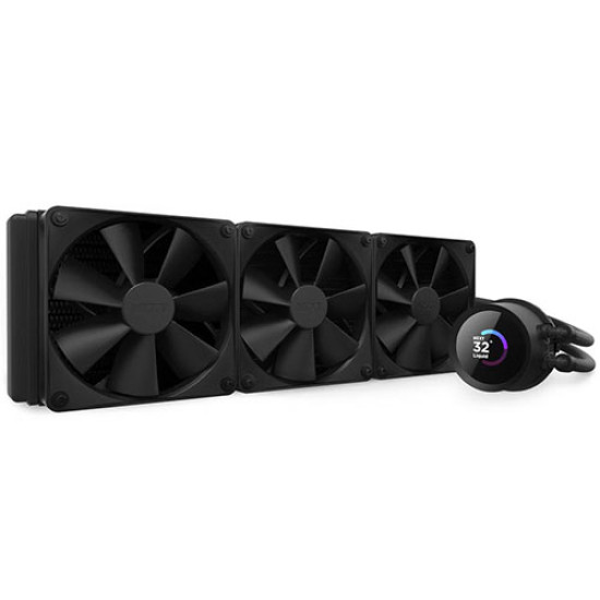 NZXT Kraken 360 360mm LCD AIO Liquid Cooler Black (RL-KN360-B1)