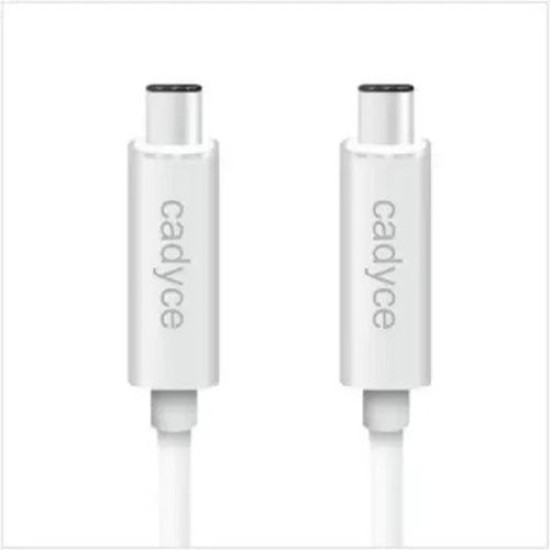 Cadyce USB-C Sync and Charge Cable (1M) 3A Charging Output White (CA-C2C)