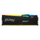 Kingston Fury Beast RGB 16GB (16GBx1) DDR5 6000MHz CL40 Black (KF560C40BBA-16)