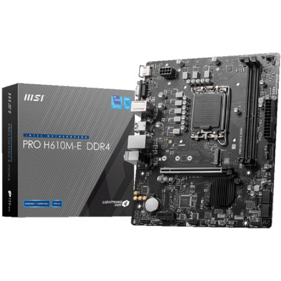 MSI PRO H610M-E DDR4 Intel Motherboard