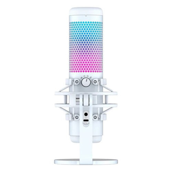 HyperX QuadCast S RGB USB Microphone - White (519P0AA)