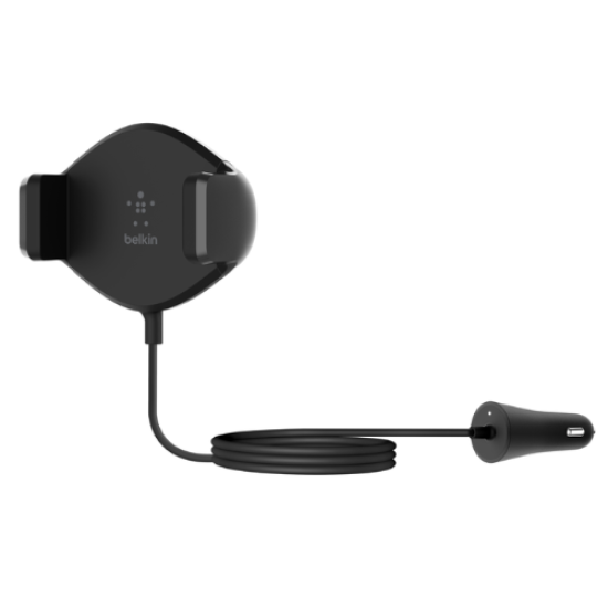 Belkin 10W Wireless Charging Vent Mount Car Charger - Black (F7U053BTBLK)