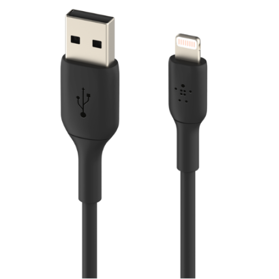 Belkin BoostCharge Lightning to USB-A Cable 1M - Black (CAA001bt1MBK)