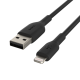 Belkin BoostCharge Lightning to USB-A Cable 1M - Black (CAA001bt1MBK)