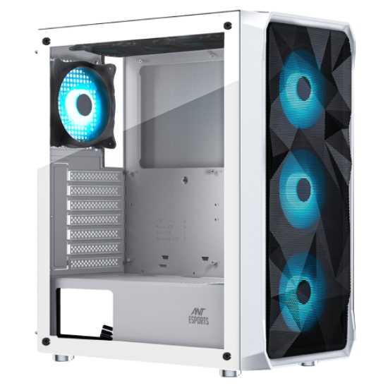 Ant Esports ICE-112 Gaming Cabinet - White