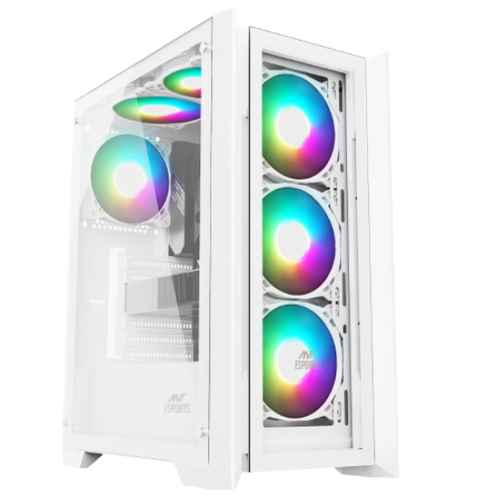 Ant Esports ICE-170TG Gaming Cabinet White