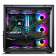 Ant Esports Crystal Black ARGB Gaming Cabinet Without Power Supply