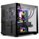 Ant Esports Crystal Black ARGB Gaming Cabinet Without Power Supply