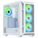 Ant Esports 611 Air White Mid Tower Case Without Power Supply