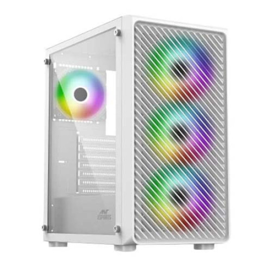 Ant Esports 211 Air White Mid Tower Case Without Power Supply