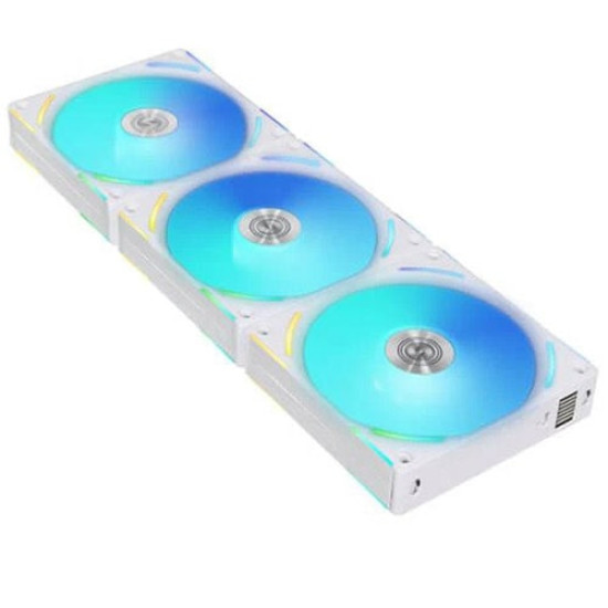 Lian Li UNI Fan AL120 V2 ARGB 120mm Triple Pack Fan - White (G99.12ALV23W.00)