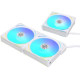 Lian Li UNI Fan AL120 V2 ARGB 120mm Triple Pack Fan - White (G99.12ALV23W.00)