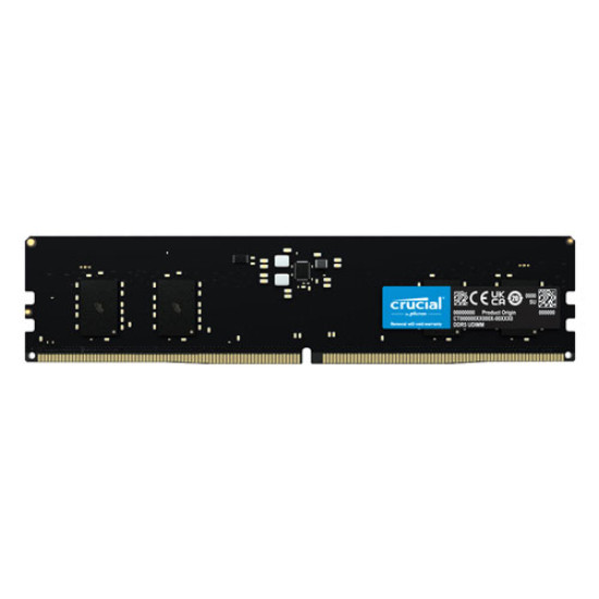 Crucial Basics 8GB DDR5 4800MHz UDIMM Desktop Memory (CB8GU4800)