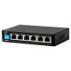 D-Link 6-Port Unmanaged PoE Switch (DES-F1006P-E)