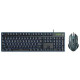 Rapoo V100S Backlit Gaming Keyboard and Optical Gaming Mouse Combo