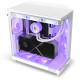 NZXT H6 Flow RGB Compact Dual-Chamber Mid-Tower Airflow Case with RGB Fans White (CC-H61FW-R1)