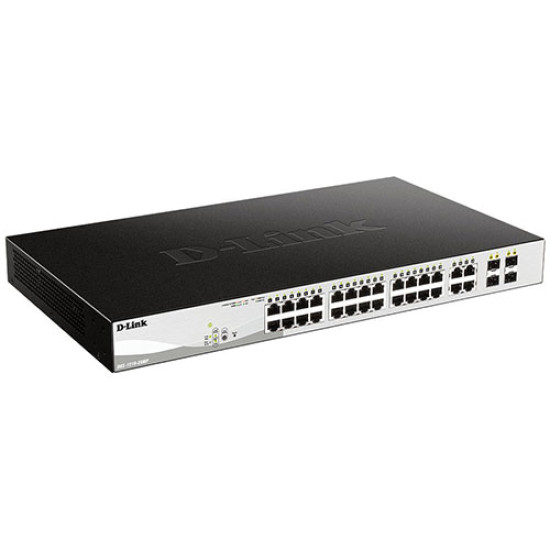 D-Link 28-Port Gigabit Smart Managed PoE Switch (DGS-1210-28MP)