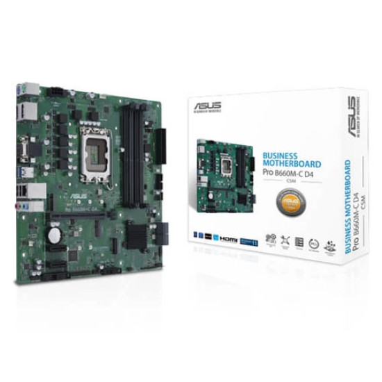 Asus Pro B660M-C D4-CSM DDR4 Intel Motherboard