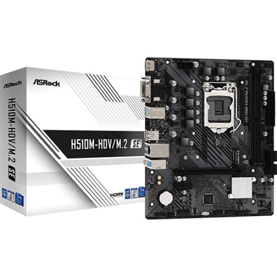 ASRock H510M-HDV-M.2 SE DDR4 Intel Motherboard